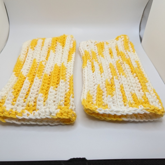 💞2/$20 HAND CRAFTED Crocheted All Purpose 100% Cotn Reusble Bath or Dish Cloths - Picture 5 of 9